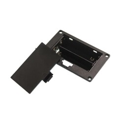 Dual 2xAA Panel Type Battery Holder with Cover 