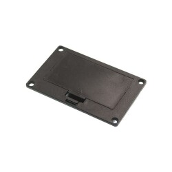 Dual 2xAA Panel Type Battery Holder with Cover - 2