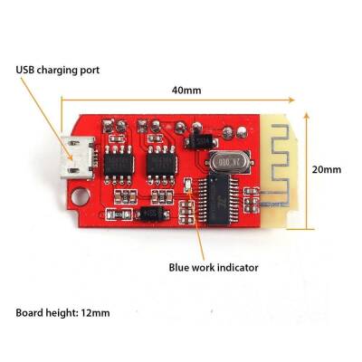 DW-CT14+ Rechargeable Bluetooth Amplifier Circuit 2*5W - 3