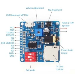 DY-SV5W MP3 Audio Playback Module - 3