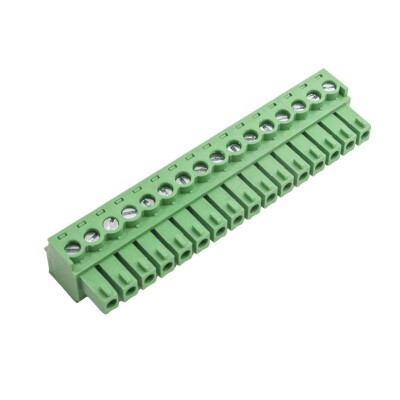 EBK-16-B 16 Pin 3.81mm 90 Degree Pluggable Female Terminal Block - 2