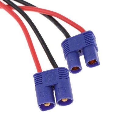 EC3 Female-Male Lipo Battery Charging Cable Set 15cm - 1