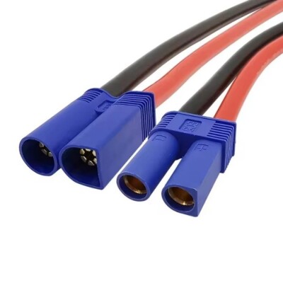 EC5 Female-Male Lipo Battery Charging Cable Set 30cm - 1