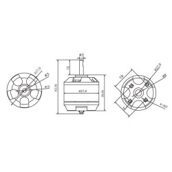 EMAX XA2212 980KV Brushless DC Motor - 3