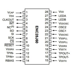 ENC28J60-I/SO SOIC-28 Smd Entegre - 2