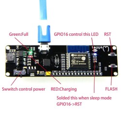 ESP Wroom 02 Wifi Development Card with 18650 Battery Slot - 2