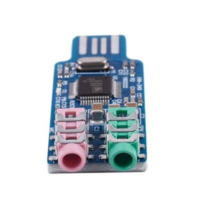 External Sound Card CM108 Speaker Microphone Input - 2