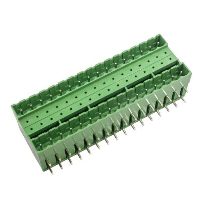 F85-5.08-16P 2x16 Pin 5.08mm 90C Pluggable Double Male Terminal Block - 1