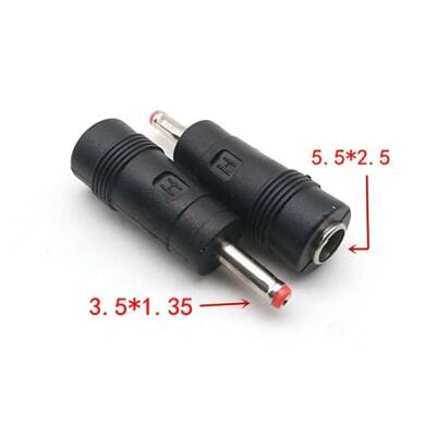 Female 5.5mm x 2.1mm to Male 3.5mm x 1.35mm Converter - 2