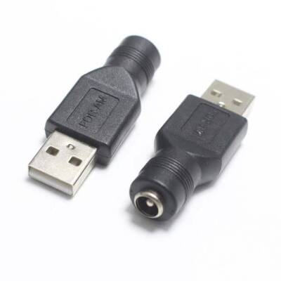 Female 5.5mm x 2.5mm to Male Usb A 2.0 Converter - 1