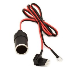 Female Car Cigarette Lighter Socket - 30cm Cable 