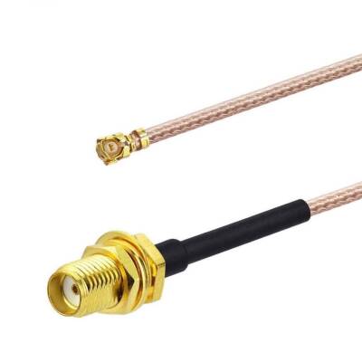 Female SMA - IPEX 1 RG-178 Converter Cable - 12cm - 1