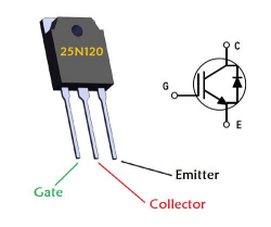 FGA25N120 - 1200V 25A IGBT Mosfet - TO220F - 2