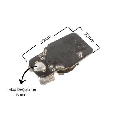 Flip-Flop Led Circuit - 3V CR Battery Slot - 2