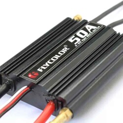 Flycolor Waterproof 50A 2-6S Brushless ESC 5.5V/5A BEC - 3