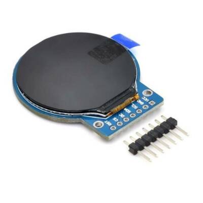 GC9A01 1.28'' 240x240 Oled Graphic LCD Display - Round PCB - 1