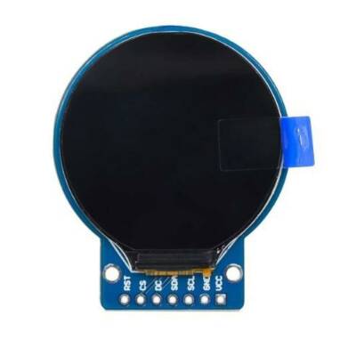 GC9A01 1.28'' 240x240 Oled Graphic LCD Display - Round PCB - 2