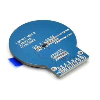 GC9A01 1.28'' 240x240 Oled Graphic LCD Display - Round PCB - 3