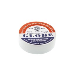 Globe White Electrical Tape - Insulating Tape 