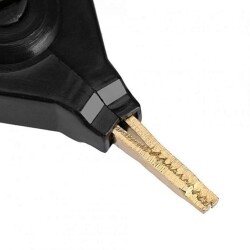 Gold Plated Large Test Clip - Black Crocodile - 3