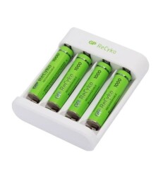 GP ReCyko+ 4'lü 950mAh AAA Şarj Edilebilir Pil + USB Pil Şarj Cihazı - 2