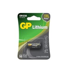 GP CR123A 3V Lithium Battery 