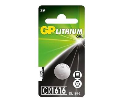 GP CR1616 3V Lithium Battery - 1