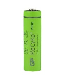 GP ReCyko+ 2 Pack 2700mAh AA Rechargeable Batteries - 2