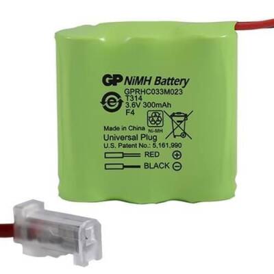 GP T314 3.6V 300mAh Cordless Phone Battery - 2