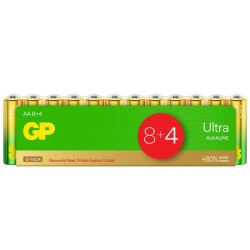 GP Ultra 12 AAA Pen Batteries - Economic Package - 1