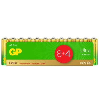 GP Ultra 12'li AAA Kalem Pil - Ekonomik Paket - 1