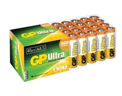 GP Ultra 40'lı AA Kalem Pil - Ekonomik Paket - 1