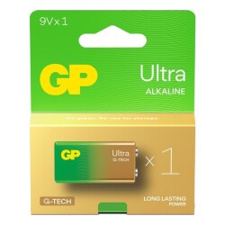 GP Ultra Alkaline 9V Battery - GP1604AU - 1