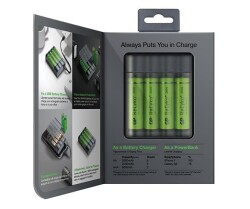 GP X411 4x2600mAh USB Charger and Powerbank - 5