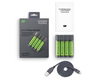 GP X411 4x2600mAh USB Şarj Cihazı ve Powerbank - 2