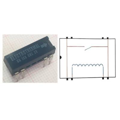 GR108 HW2 5V Reed Relay Single Contact N/O 5VDC 0.5A - 2