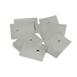 Gray TO-3P3 Plastic Insulator - Perforated - 10 Pieces 