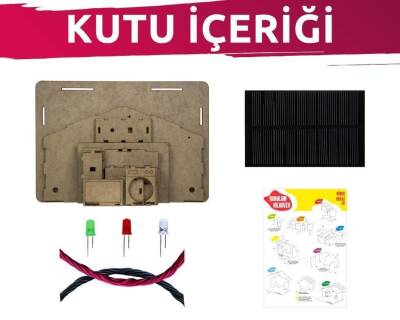 Güneş Enerjili Ev Yapımı Solar Eğitim Kiti - 5