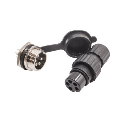 GX-16 5-Pin Waterproof Mike Connector - Panel Type - 2