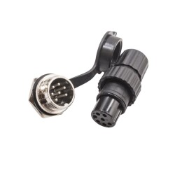 GX-16 7-Pin Waterproof Mike Connector - Panel Type - 2