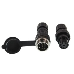 GX-16 8-Pin Waterproof Mike Connector 