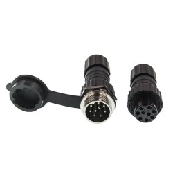 GX-16 9-Pin Waterproof Mike Connector 