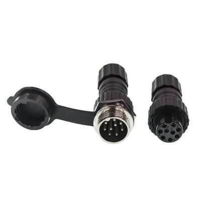 GX-16 9-Pin Waterproof Mike Connector - 1