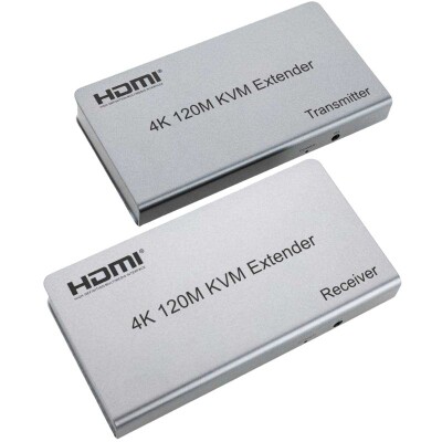 HDMI 4K 120M KVM Extender - HDMI+USB+IR To Cat5E/6 - 2