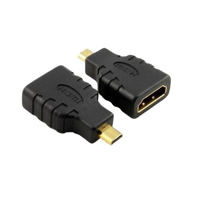 HDMI Female A Type to Micro Male HDMI D Type Converter - 1