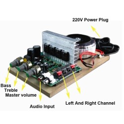 Hi-Fi 200W 220V High Power Stereo Amplifier Circuit - 5