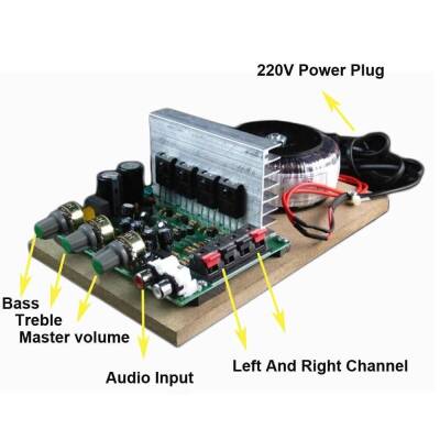 Hi-Fi 200W 220V Yüksek Güç Stereo Amfi Devresi - 5