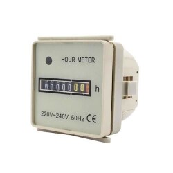 HM-1 220V Çalışma Süresi Sayacı - Hour Meter - 1