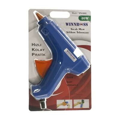 Hot Melt Glue Gun 40W - Blue - 1