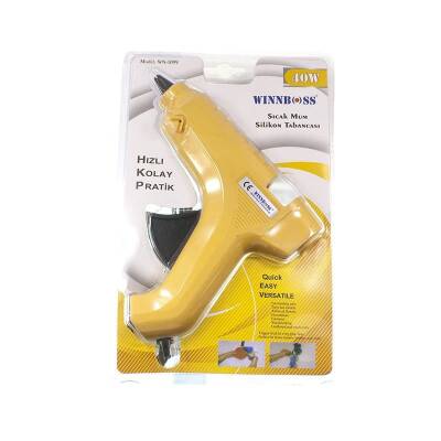 Hot Melt Glue Gun 40W - Yellow - 1